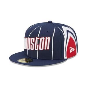 New Era 59FIFTY NBA Houston Rockets City Edition Fitted Hat Cap Mens Size 7 1/4